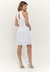 Vestido Bisô Paetê Curto Branco - comprar online
