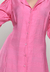 Vestido Bisô Babado Curto Rosa - Bisô