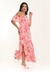 Vestido Capri Floral Rosa - loja online