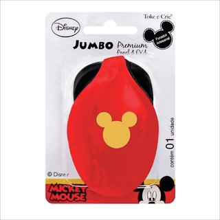 Furador Jumbo Premium Disney Cabeça Mickey Toke E Crie Eva