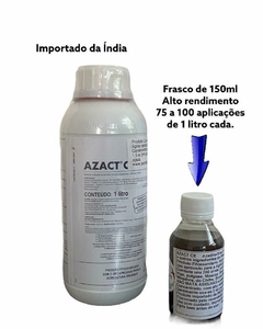 Azact CE frasco 150 ML fracionado - Inseticida e Fungicida natural, da semente do Neem.