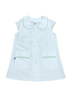 Camisola pibot c/broche delantero - vivo cuadrille verde (PIBOTG202)