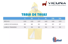 Capa de lluvia PVC Vicuña (VICUCAPA) - comprar online