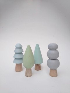 Set de arbolitos de madera - comprar online