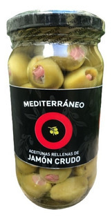 Aceitunas Rellenas de Jamòn Crudo Mediterraneo x 220 Grs