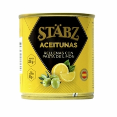 Aceitunas rellenas con pasta de Limón Stäbz x 200 gr