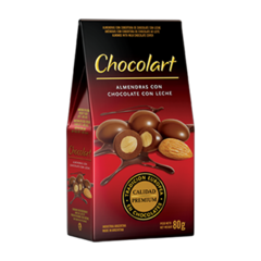 Almendras Bañadas en Chocolate con Leche x 80 gr Chocolart