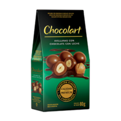 Avellana con Cobertura de Chocolate con Leche Chocolart x 80 gr