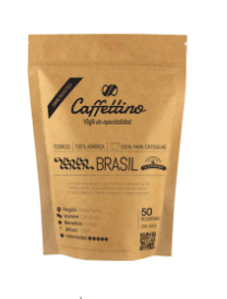 Café De Brasil Dark Rosted Para Nespresso Caffettino x 250 grs