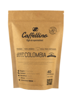 Café De Colombia Huila Molido Para Dolce Gusto Caffettino x 250 grs