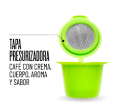 Kit 4 Cápsulas Reutilizables para Cafeteras Nespresso Caffettino - comprar online