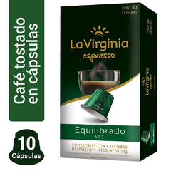 Capsulas de café La Virginia Equilibrado