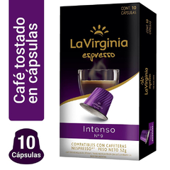 Capsulas de café La Virginia Intenso