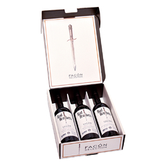 Estuche Facon x 3 Petit Verdot Bonarda Syrah