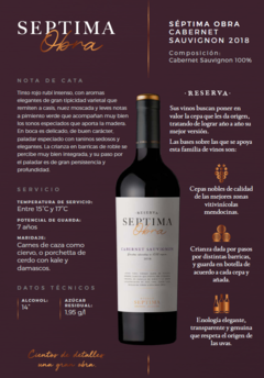 Séptima Obra Cabernet Sauvignon - comprar online