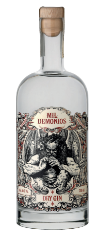 London Dry Gin Mil Demonios x 750 ml