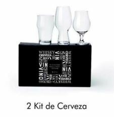 Kit Vasos Cerveza x 3 Rcristal