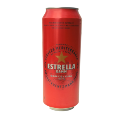 Cerveza Estrella Damm Lata x 500 ml