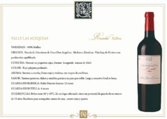 Luis Segundo Correas Valle Las Acequias Rosedal Malbec 2017 - comprar online