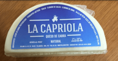 Media Horma de Queso de Cabra Natural La Capriola