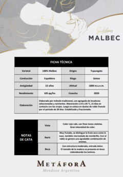 Metáfora Sublime Malbec - comprar online