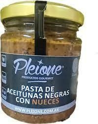 Pasta de Aceitunas Negras con Nuez Pleione x 200 grs