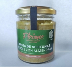 Pasta de Aceitunas Verdes con Almendras Pleione x 200 grs
