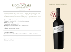 Viviana Catena - Ricominciare Altísimo Cabernet Franc 2021 - comprar online