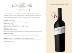 Viviana Catena - Ricominciare Altísimo Malbec - comprar online