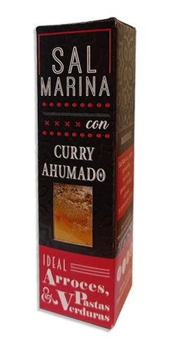 Sal Marina Curry (arroces, pastas & verduras) Artesanos Gourmet x 250 grs