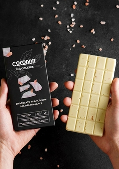 Tableta Cocoabit Chocolate Blanco y sal del Himalaya x 80 gr