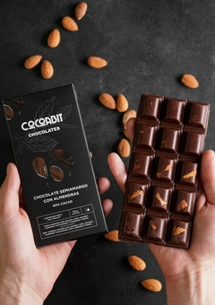 Tableta Cocoabit Chocolate Semiamargo y Almendras x 80 gr