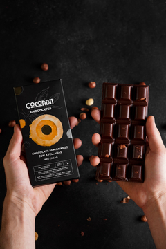Tableta Cocoabit Chocolate Semiamargo y Avellanas 80 gr