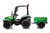 Tractor Con Carro Electrico A Bateria 24v Cuero Goma Control - comprar online