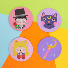 Pack de cuatro posavasos Sailor Moon