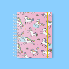 Cuaderno Unicornios liso