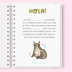 Cuaderno Honguitos rayado en internet