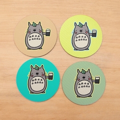 Pack de cuatro posavasos Totoro