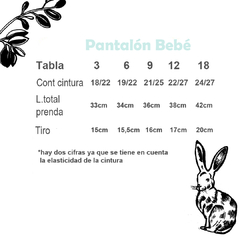 Pantaón bebé oso - comprar online