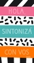 Lona Simple "SINTONIZA" en internet