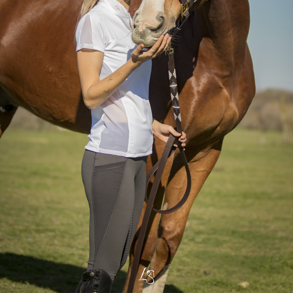 Leggins de Equitación para Invierno Equiline Cirtek KGrip Mujer