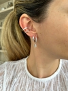 Aro a presion SILVER TWIN - EARCUFF