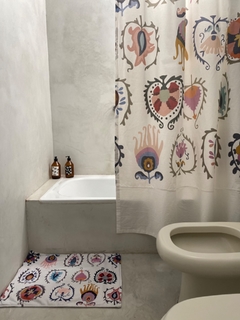 Cortina Baño Arabescos Grandes - comprar online