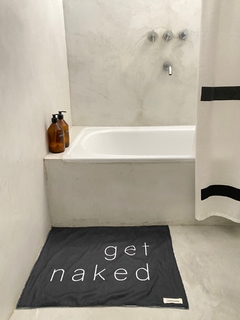 Alfombra Negra Get Naked Blanco - comprar online