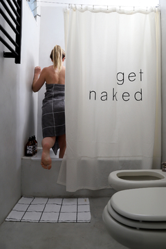 Cortina Baño Get Naked en internet
