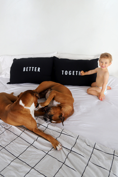 Fundas de Almohada Negro Better Together en internet