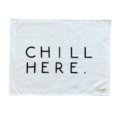 Imagen de Alfombra Blanca Chill Here Negro - Outlet