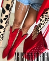 bota glam power red