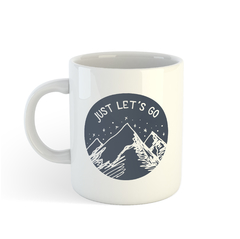 Taza Just Let's Go personalizada