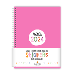 Agenda escolar Pink 2024